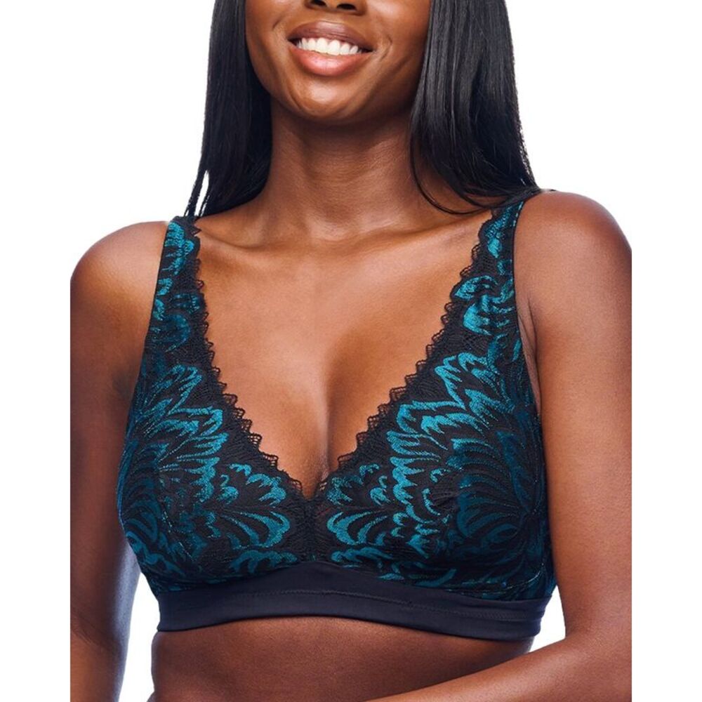 Cosabella Womens  Encantata Curvy Bralette, Black